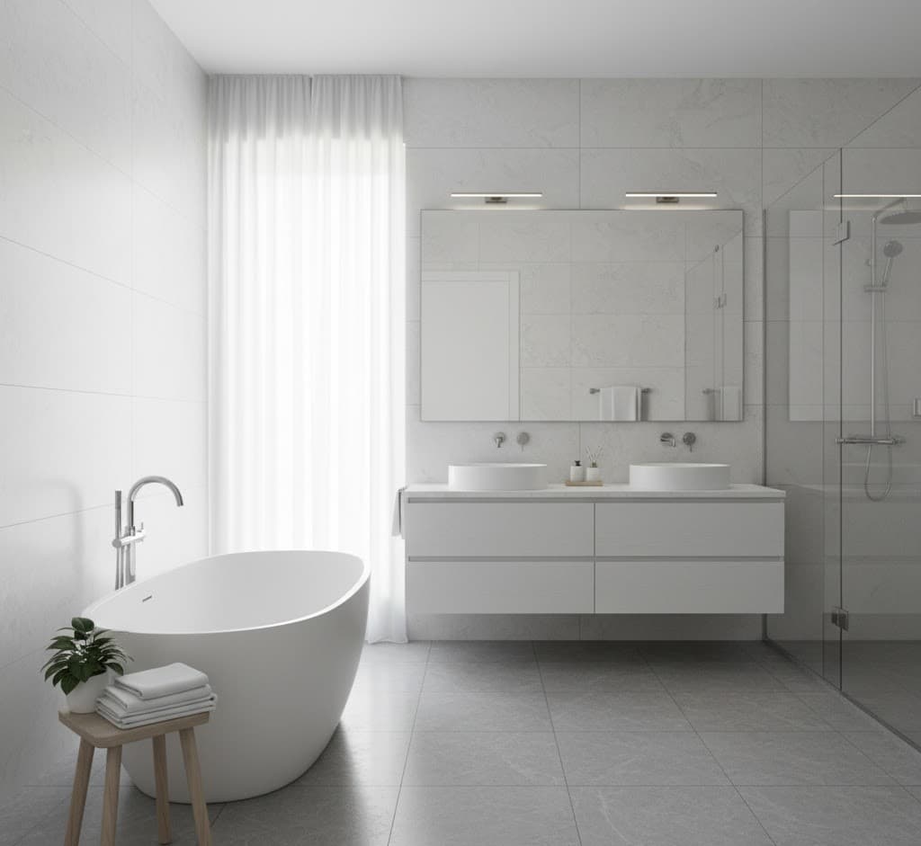 Illustration av flyttstäd